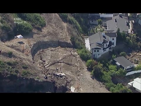 Landslide damages homes in Southern California