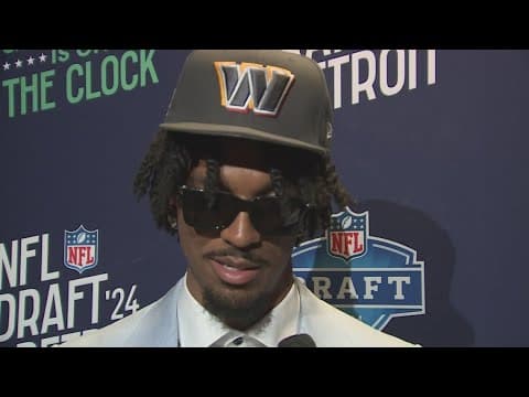 Jayden Daniels talks being No. 2 pick in NFL Draft