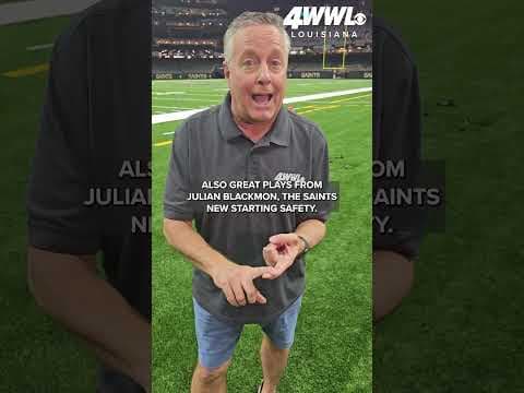 From the Dome! Spencer Rattler dropped a beautiful deep ball to Chris Olave for the play of the day