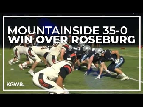 Mountainside shuts out Roseburg | Friday Night Football