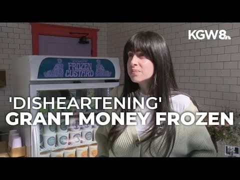 Federal grant funds for Southeast Portland custard shop frozen