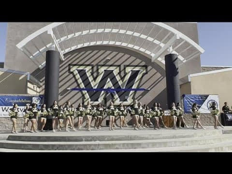 Westview High School celebrate being a blue ribbon school