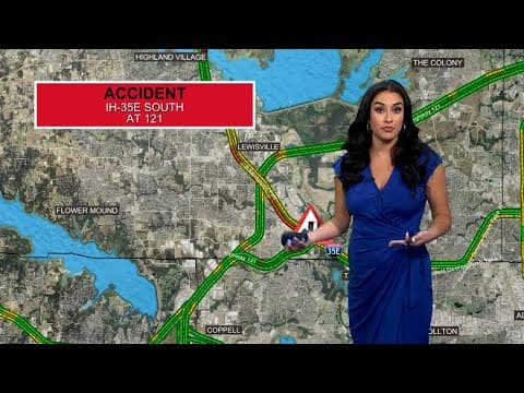 UPDATE: Severe weather causing issues on the roads in North Texas