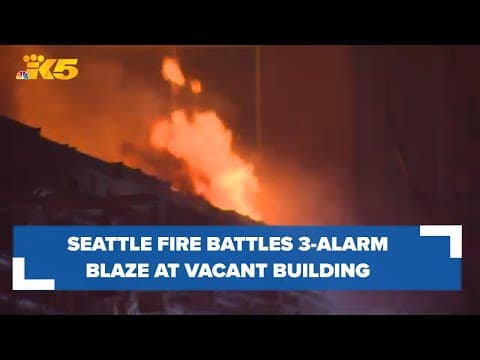Raw: Seattle fire chief details early-morning fire at vacant building on New Year's Day