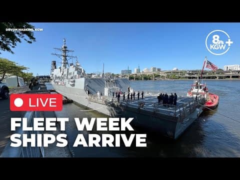 LIVE: Fleet Week ships arrive