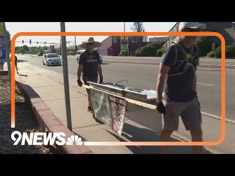 2 friends carry large sink for 13.1 miles through Loveland
