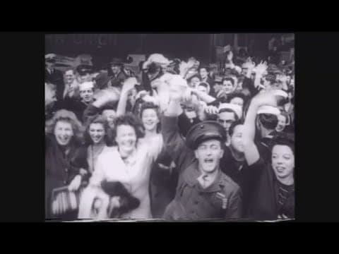 100-year-old Coast Guard veteran recalls celebrating WWII victory in Times Square 80 years ago