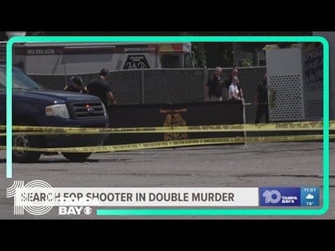 Tampa police searching for shooter in double murder