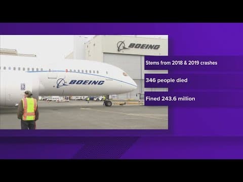 Boeing agrees to plead guilty to criminal fraud charge over 737 MAX crashes