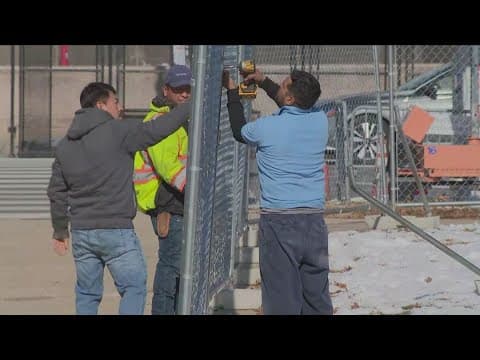 Security preps underway ahead of Inauguration Day