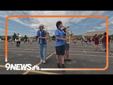 Colorado high school marching band looks to rise in the ranks during summer band camp