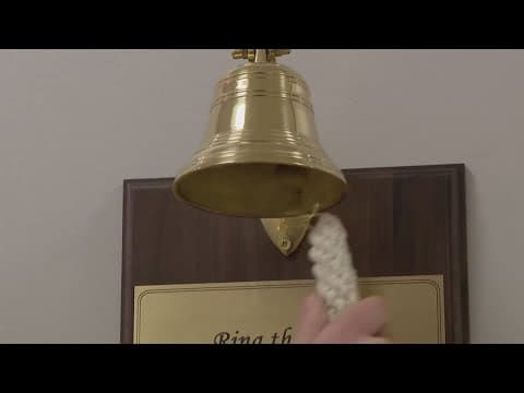 South Bend 24-year-old cancer survivor donates bell for other patients at her hospital