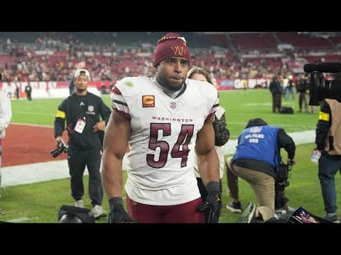 Bobby Wagner talks to reporters at Commanders Training Camp | WATCH LIVE