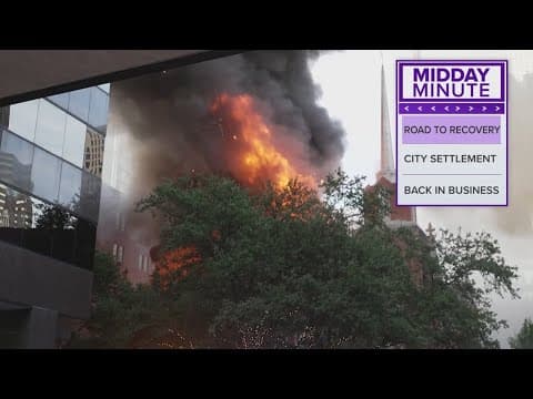 First Baptist Dallas continues recovery after devastating fire