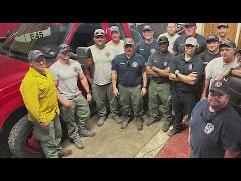 Houston firefighters keep up battle to stamp out largest wildfire in Texas history