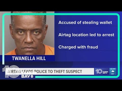 Largo Police track down alleged wallet thief through AirTag inside