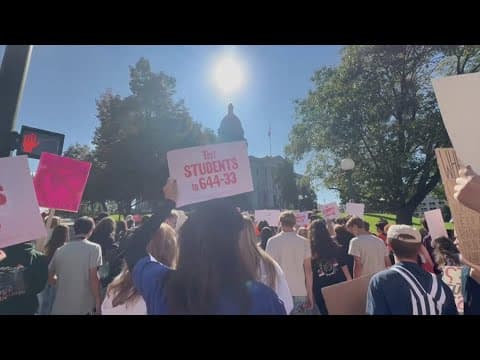 Students stage walkout at Colorado State Capitol after high school shooting
