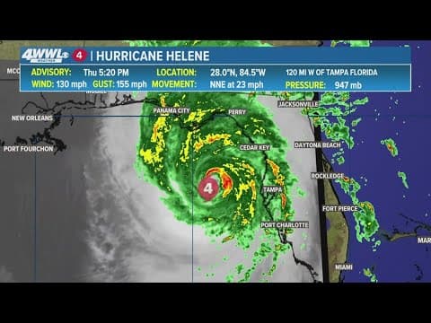 Tropical Update: Hurricane Helene now a Category 4 storm