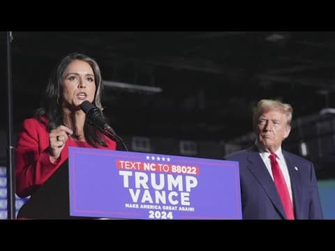 Tulsi Gabbard confirmed by U.S. Senate as Director of National Intelligence