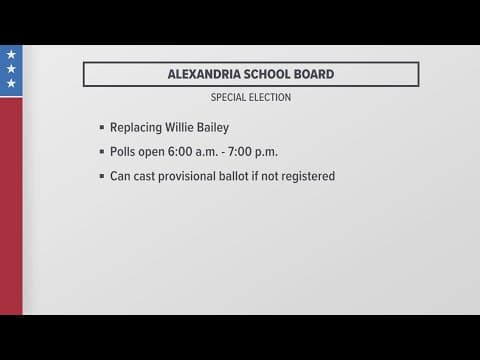 Alexandria holds special election Tuesday