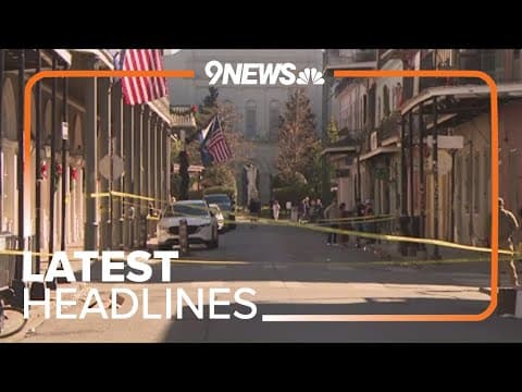 Latest Headlines | FBI investigating act of terrorism in New Orleans after man kills 15 with truck