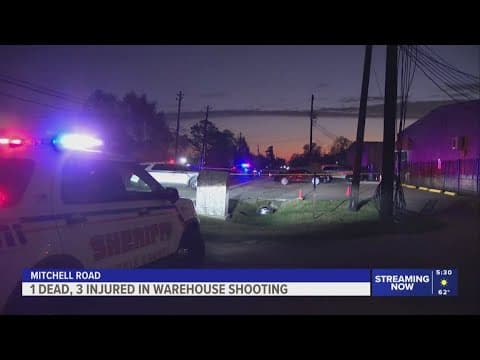 HCSO: Shooting at warehouse used as unlicensed after-hours club leaves 1 dead, 3 injured
