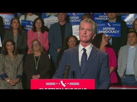 Gov. Newsom propose redrawing congressional maps, calls for special election