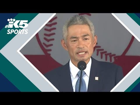 Mariners legend Ichiro Suzuki inducted into the Baseball Hall of Fame