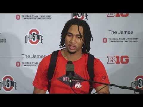 C.J. Stroud postgame interview | Ohio State-Wisconsin