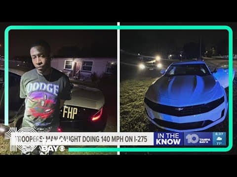 Man caught doing 140 mph on I-275