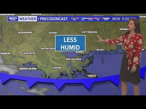 Weather: A pleasant drop in humidity arrives Sunday