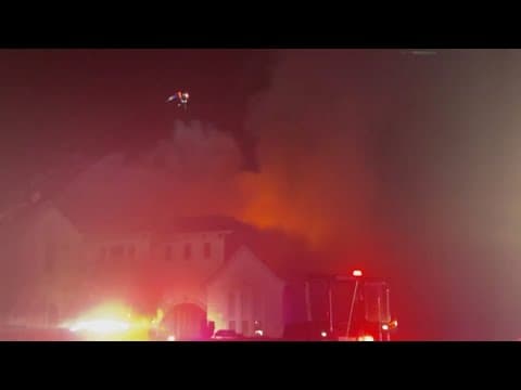 McKinney, Texas fire leaves 9 firefighters hurt