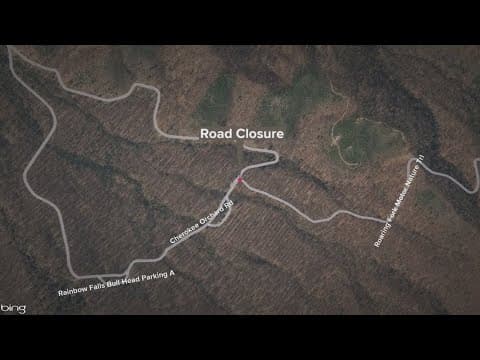 Popular one-way road closed in Great Smoky Mountains National Park