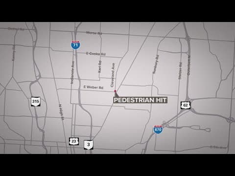 1 dead after being struck by 2 vehicles in northeast Columbus