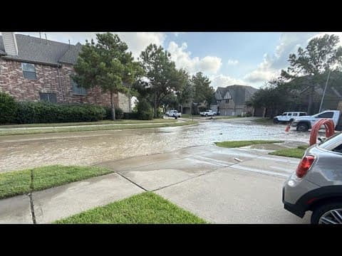 What a water mess in Cinco Ranch on Thursday!