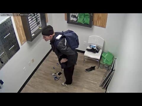 Hammond Police release video of suspected Carvana thief