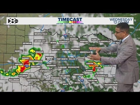 DFW Weather: Latest North Texas rain, storms forecast