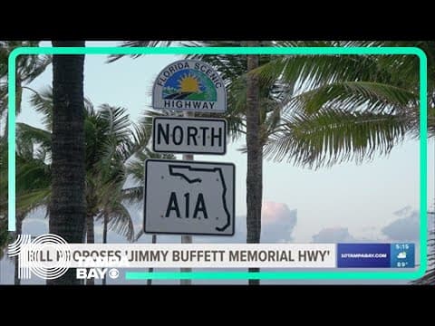Florida lawmaker wants to designate state road as 'Jimmy Buffett Memorial Highway'