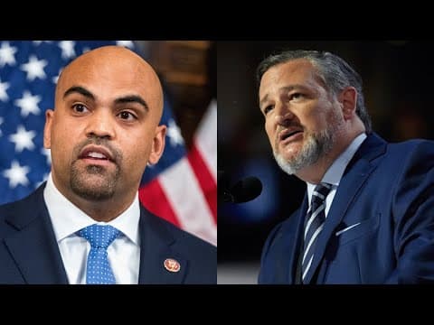 Ted Cruz, Colin Allred virtually tied in race for U.S. Senate, according to new poll