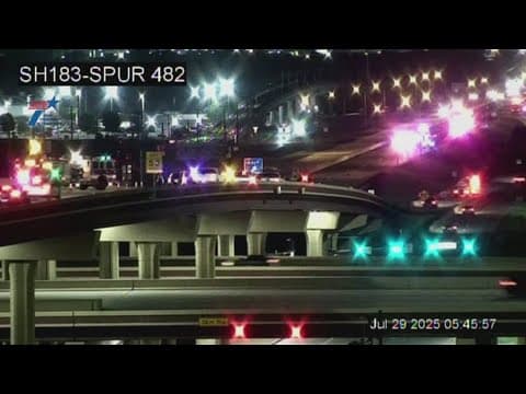 Traffic Alert: Fatal crash closes Spur 482 in Irving