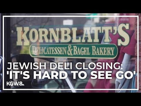 Northwest Portland Jewish deli to close its doors by end of the month