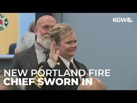 Lauren Johnson becomes Portland’s fire chief, marking a historic first for the 172-year-old bureau