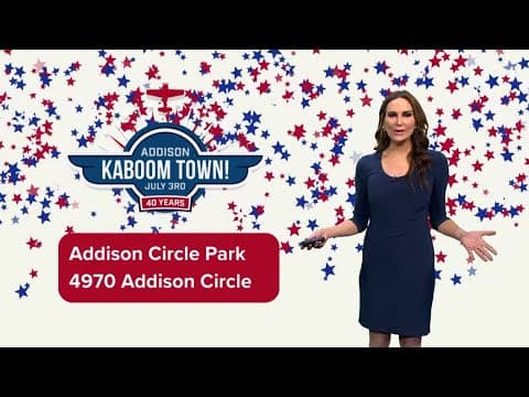 Heavy traffic expected ahead of Kaboom Town fireworks celebration in Addison