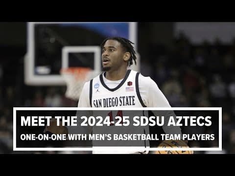 Meet the 2024-25 SDSU Aztecs basketball team