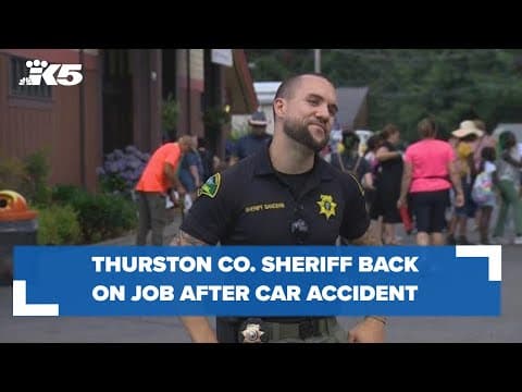 Thurston County Sheriff says seatbelt, airbag ‘saved my life’