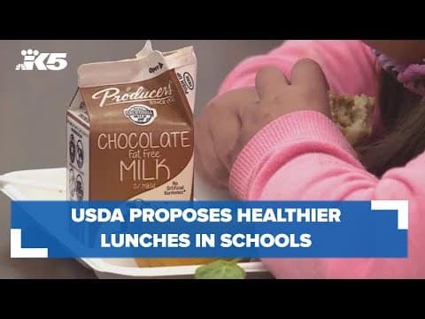 USDA proposes healthier school lunches