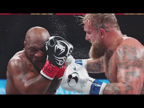 Jake Paul defeated Mike Tyson by unanimous decision