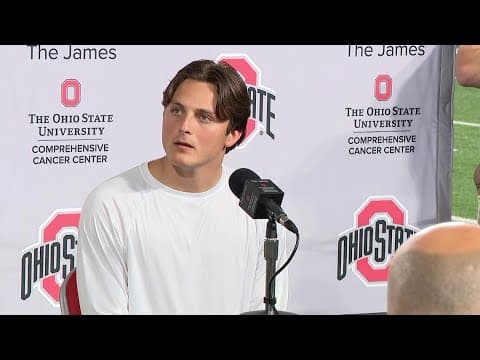 Ohio State press conference | Quarterback Julian Sayin