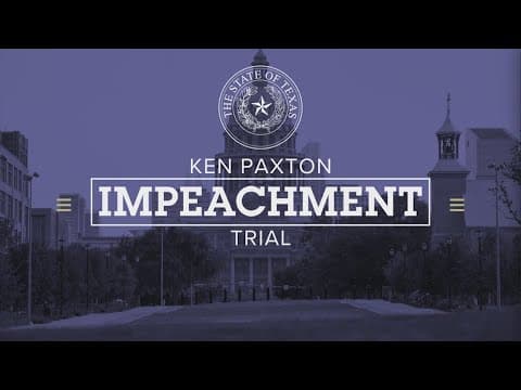 16 votes needed to dismiss articles of impeachment against Texas Attorney General Ken Paxton