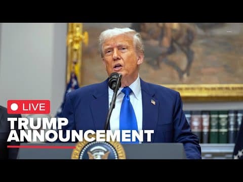 LIVE: Trump holds Oval Office press conference